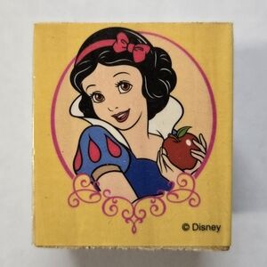 Disney Snow White Wood Mounted Rubber Craft Stamp
